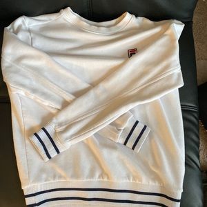 oversized fila hoodie xs